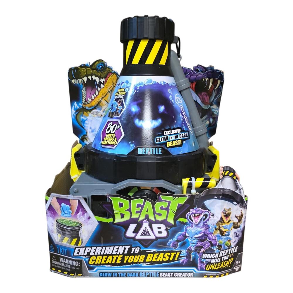 Beast Lab Glow-in-the-Dark Reptile Beast Creator 80+sounds And Reactions New.
